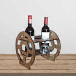 Laser Cut Wine Holder Rack File Wine Box Svg