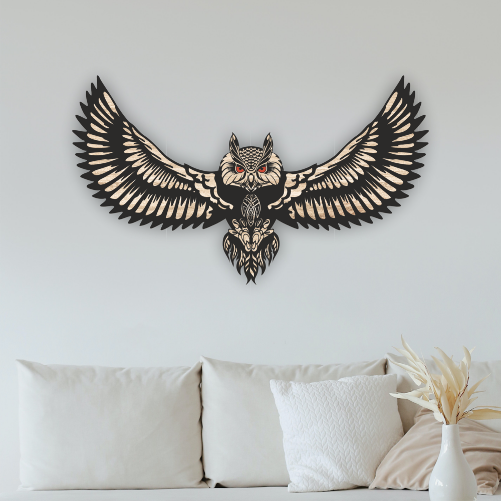 Free Laser Cut Owl File Animal Wall Decor Svg