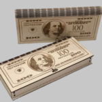 Laser Cut Dollar Money Box File Gift Box Svg