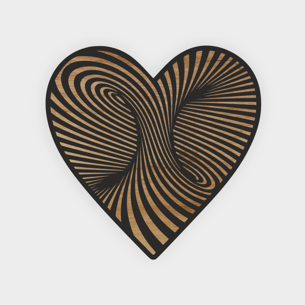 Free Laser Cut Heart Wall Art File Home Decor Svg - Image 2