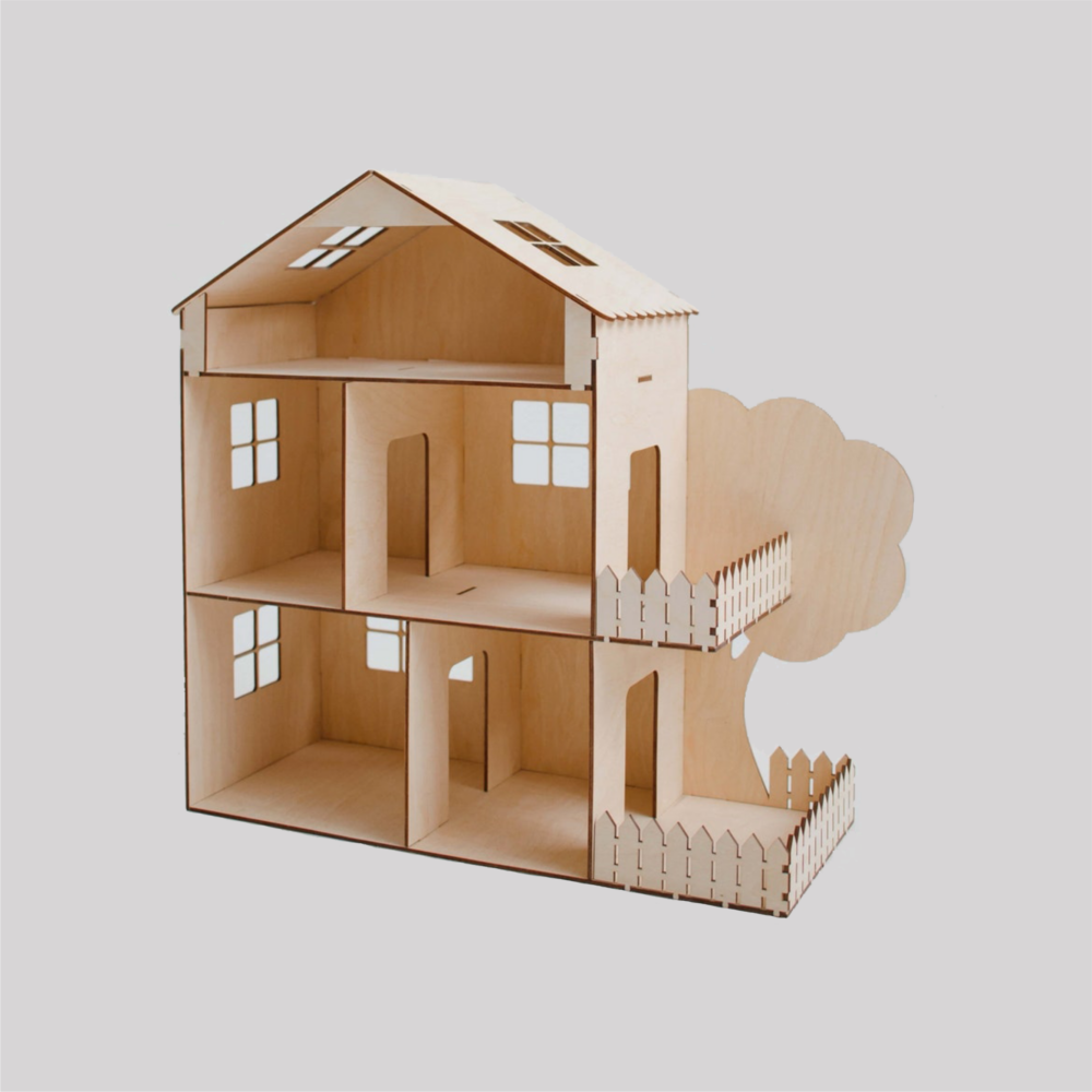 Laser Cut Barbie House Files Dollhouse Furniture Svg