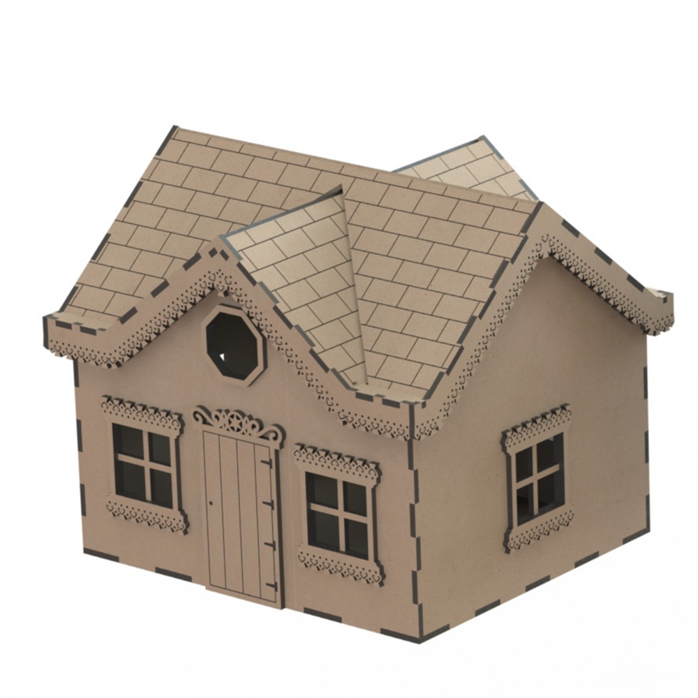 3mm Laser Cut Versatile Birdhouse, Piggy Bank Design Files - Image 2