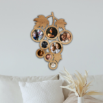 Rustic Grapevine Photo Frame - Laser Cut Design for 3mm Wood